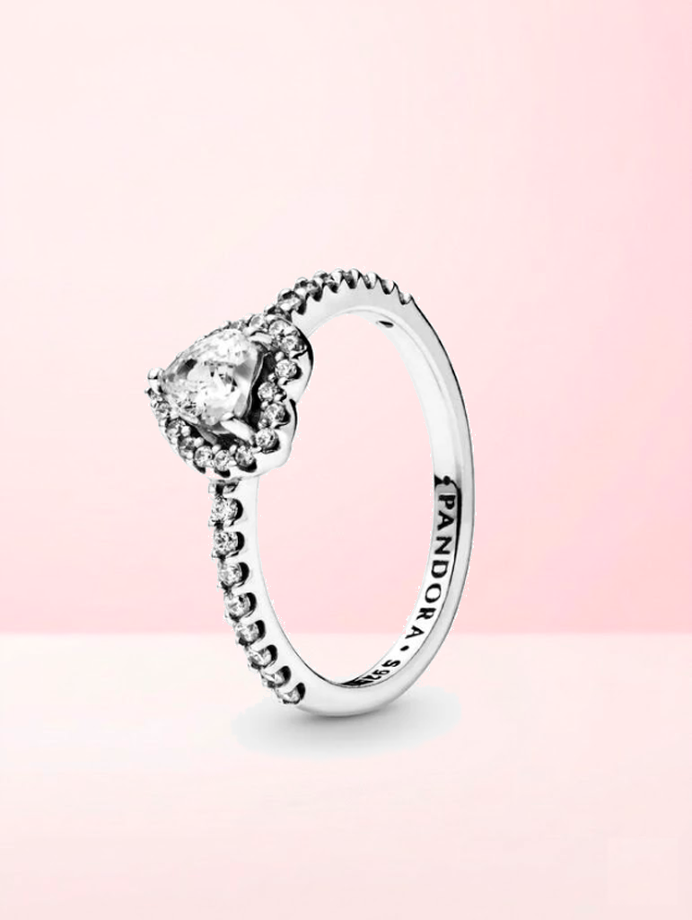 Anillo Corazón de Luz Celestial