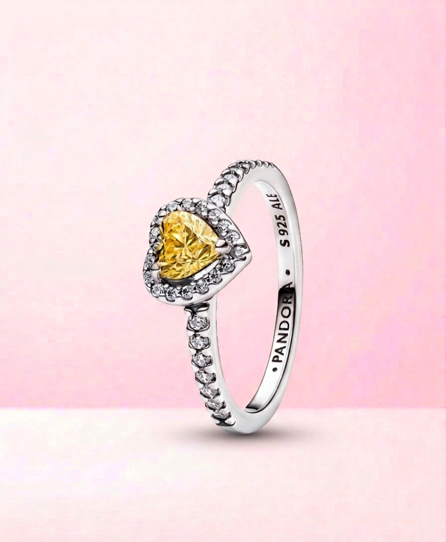 Anillo Corazón de Luz Solar