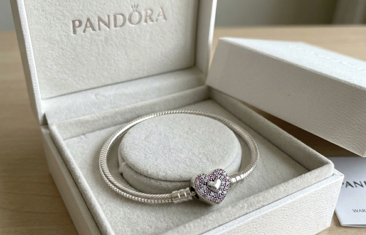 Pulsera Corazón Brillante